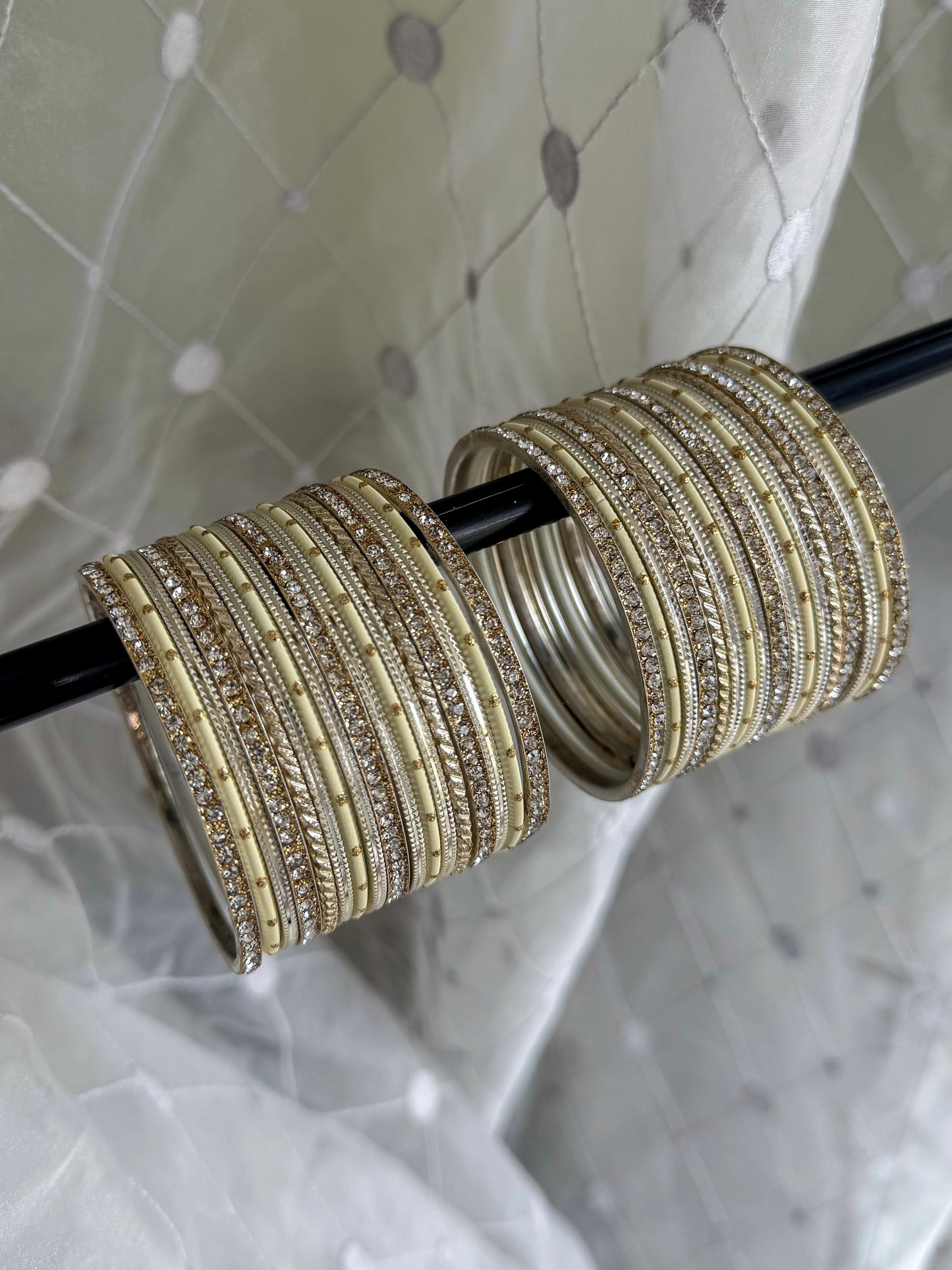 ‘Champagne Glow’ Bangle Set (both hands)