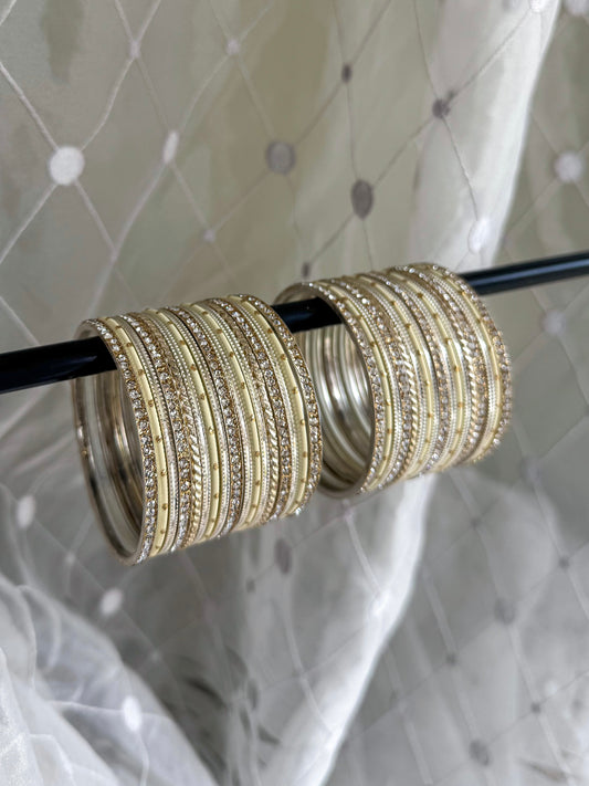 ‘Champagne Glow’ Bangle Set (both hands)
