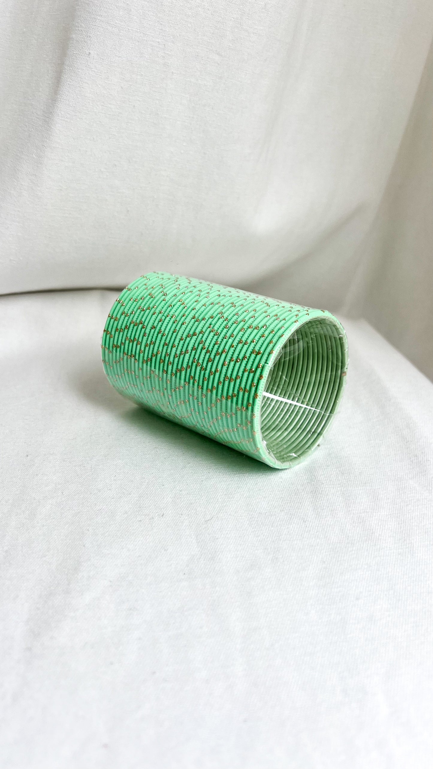 'Mint Green’ Glitter Bangle Pack