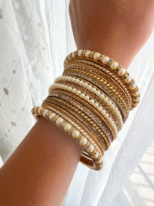 ‘Honey Gold’ Bangle Stack