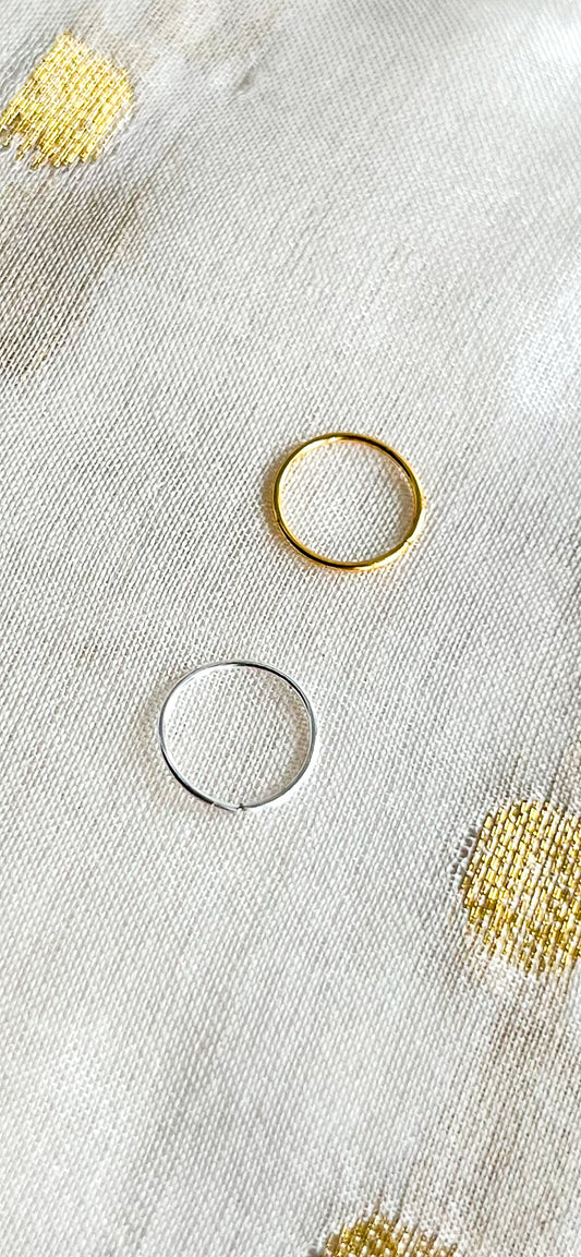 Simple Pierced Nose Rings