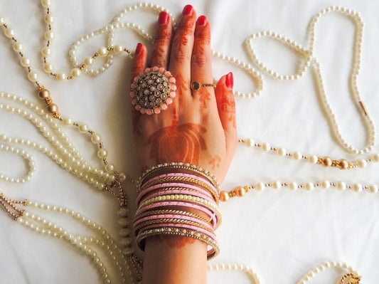 ‘Liliana’ Bangle Stack - Pink