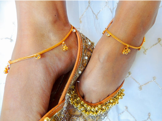 ‘Bijou’ Gold Anklets