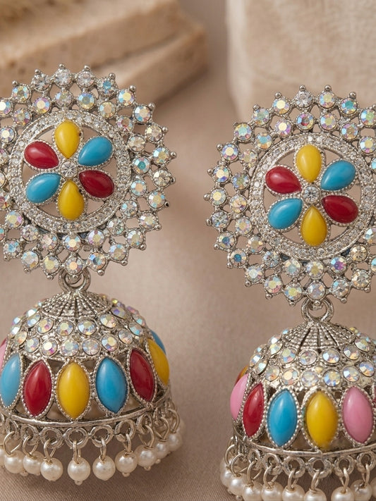 Starlight Jhumkis - Multi
