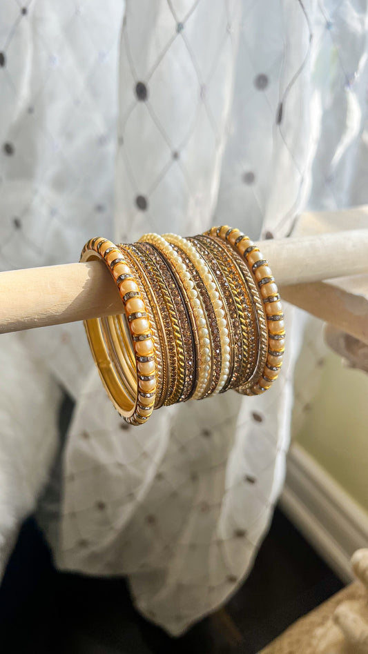 ‘Honey Gold’ Bangle Stack