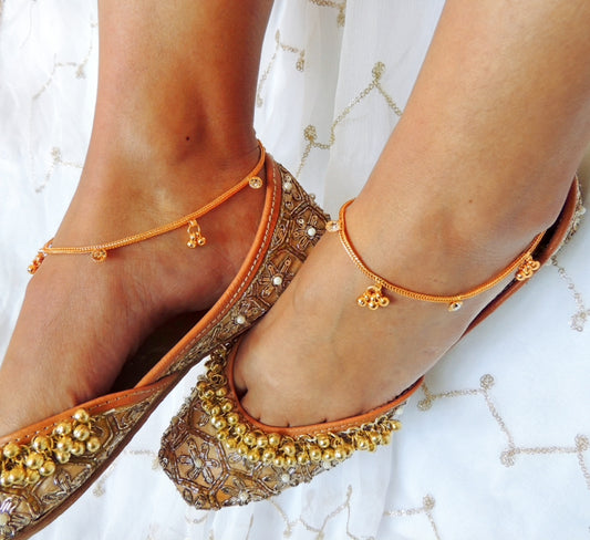‘Bijou’ Gold Anklets