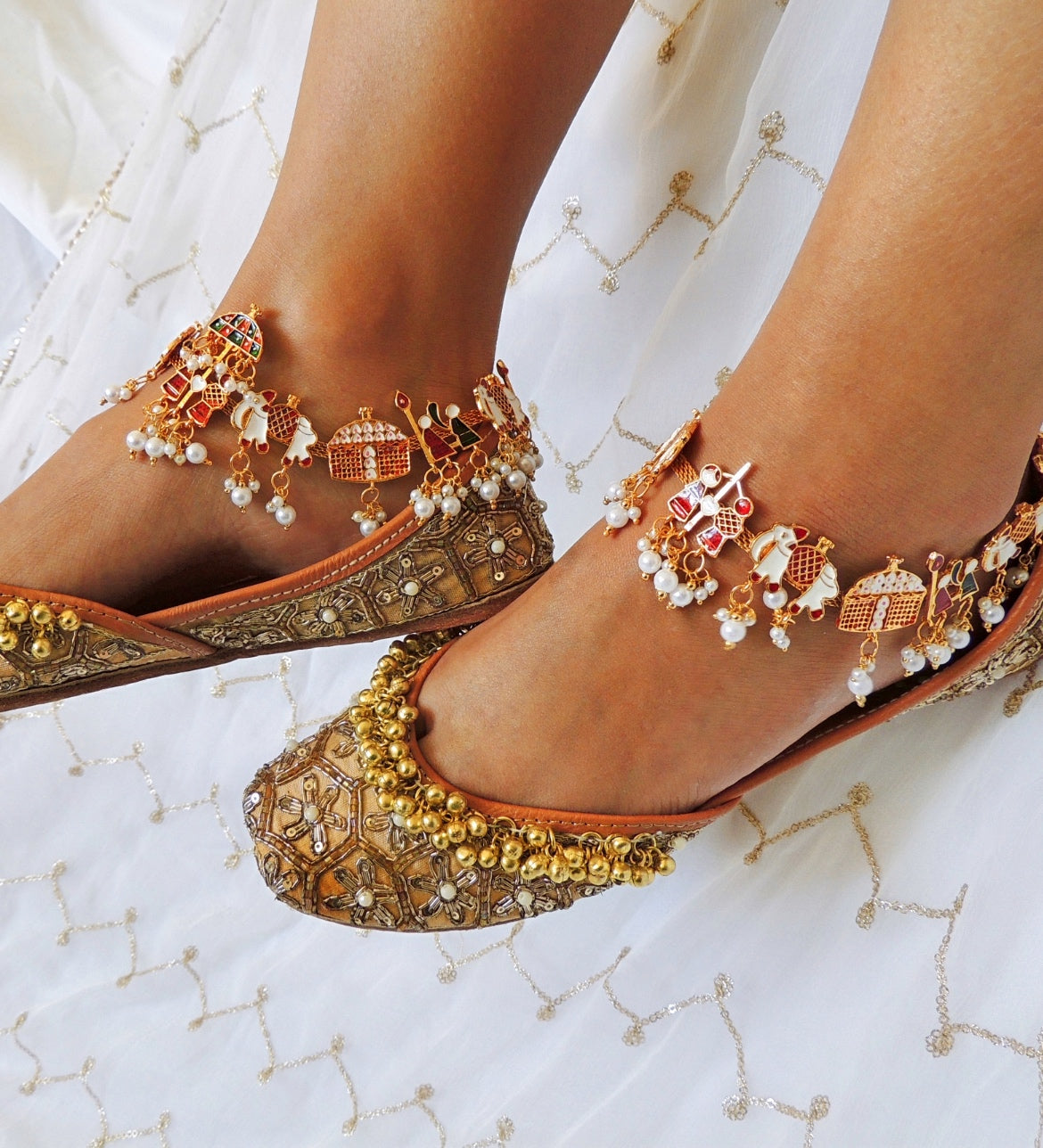 ‘Baraat’ Gold-Plated Payals