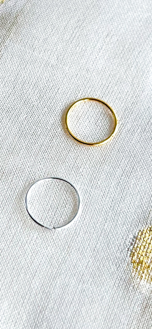 Simple Pierced Nose Rings