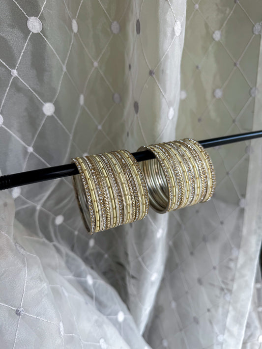 ‘Champagne Glow’ Bangle Set (both hands)