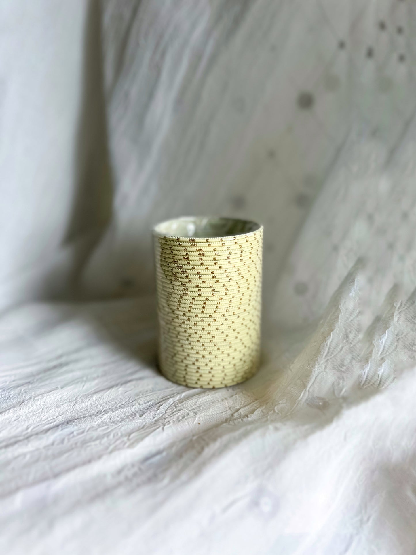 ‘Cream’ Glitter Bangle Pack