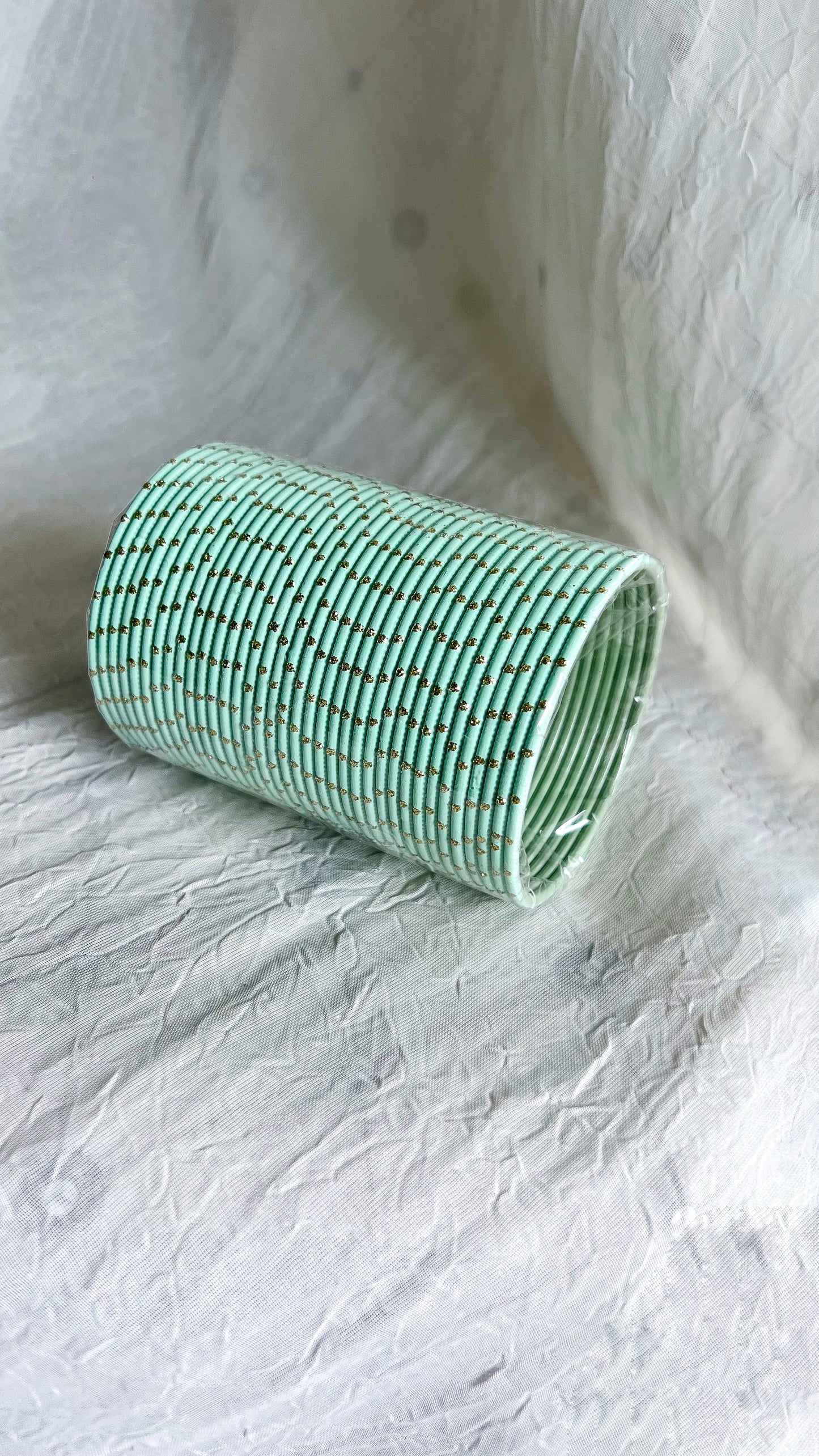 'Pistachio’ Glitter Bangle Pack