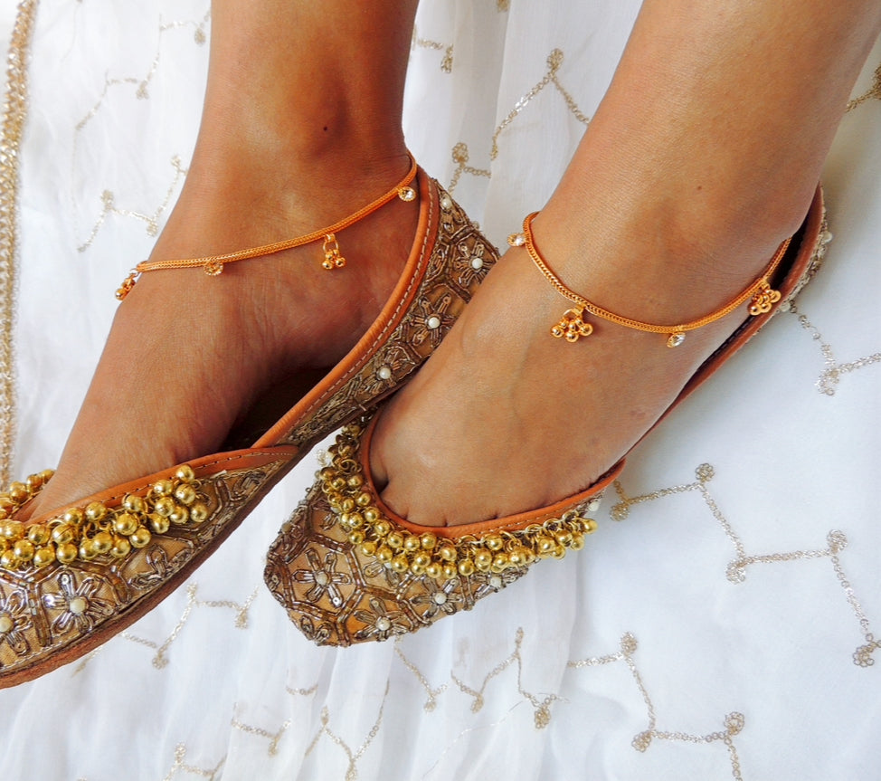 ‘Bijou’ Gold Anklets