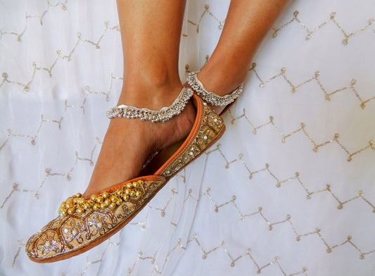 ‘Saba’ Silver Anklets