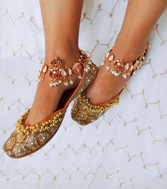 ‘Baraat’ Gold-Plated Payals