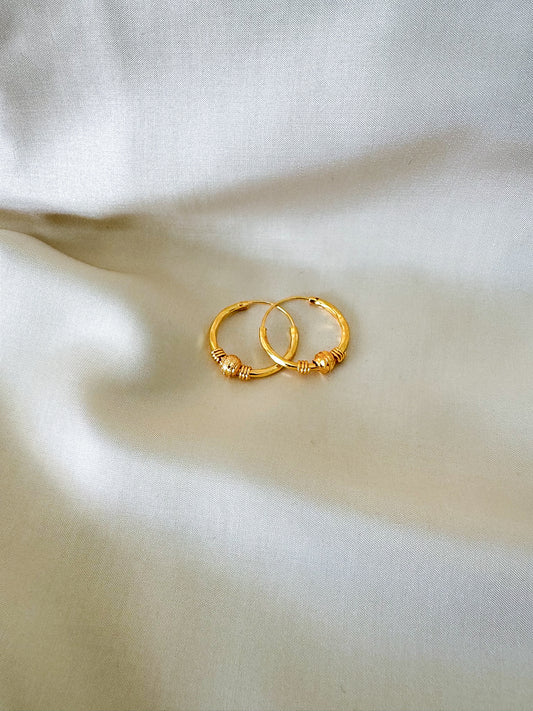 ‘Kajol’ Baby Hoop Earrings