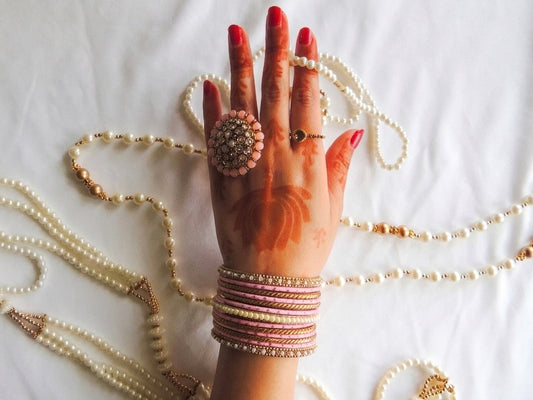‘Liliana’ Bangle Stack - Pink