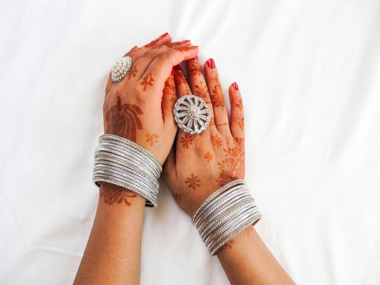 ‘Liliana’ Bangle Stack - Silver