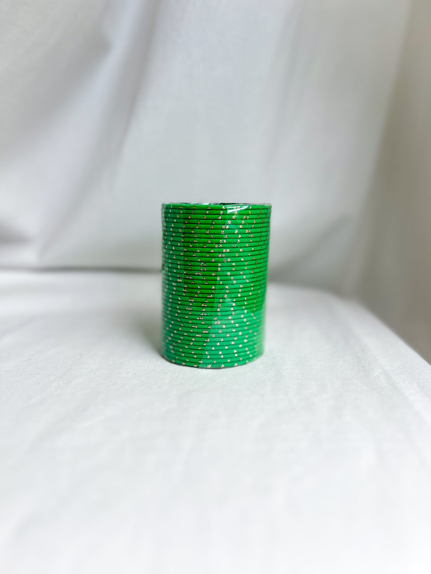 ‘Parrot Green’ Glitter Bangle Pack
