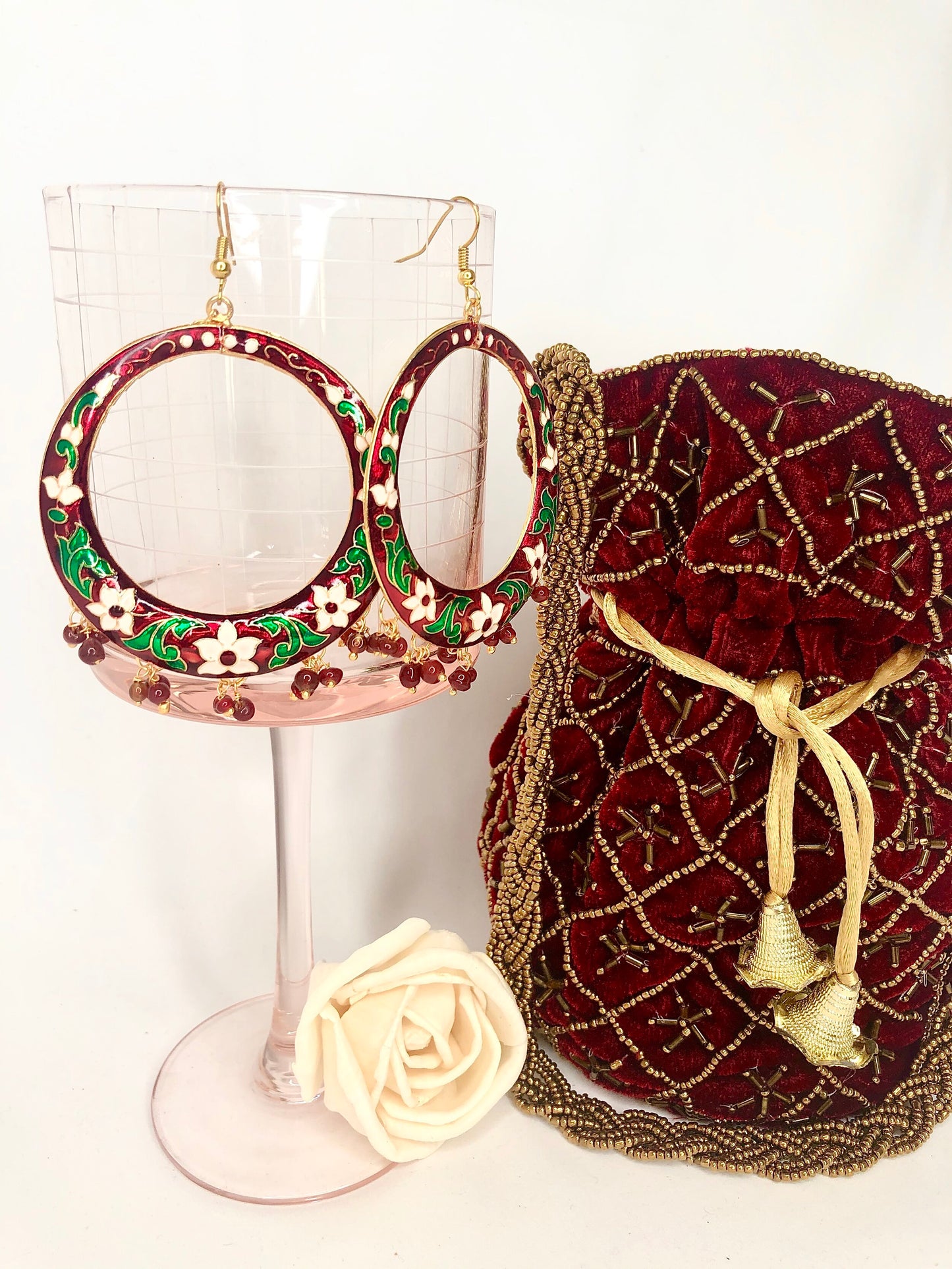 ‘Hema’ Lightweight Meena Hoops