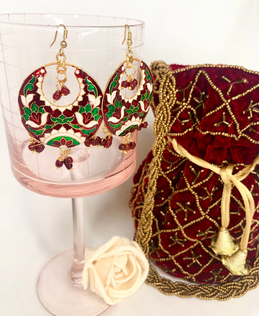 ‘Hema’ Lightweight Meena Hoops