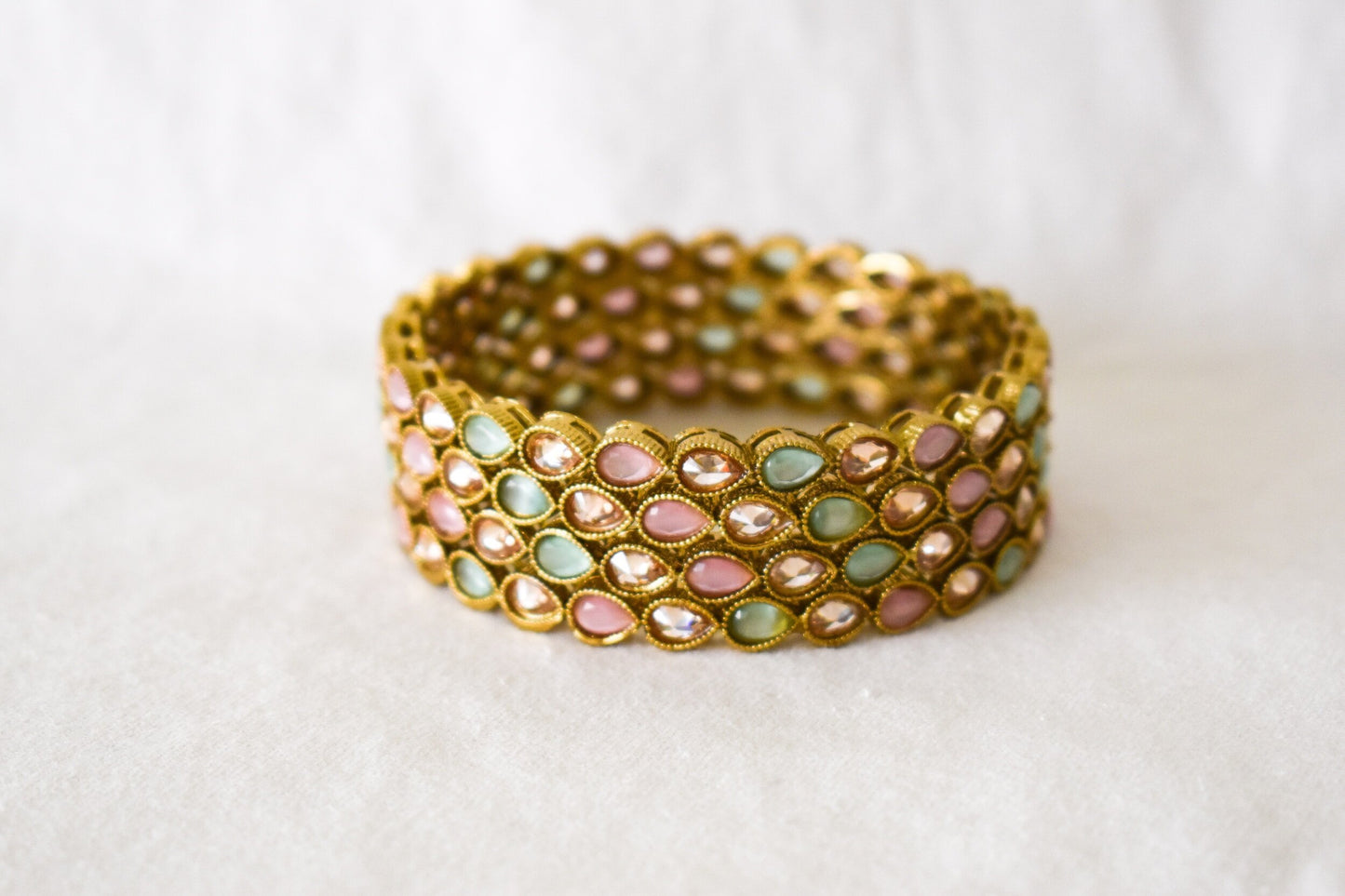 ‘Springing into Fashion’ Polki Bangles