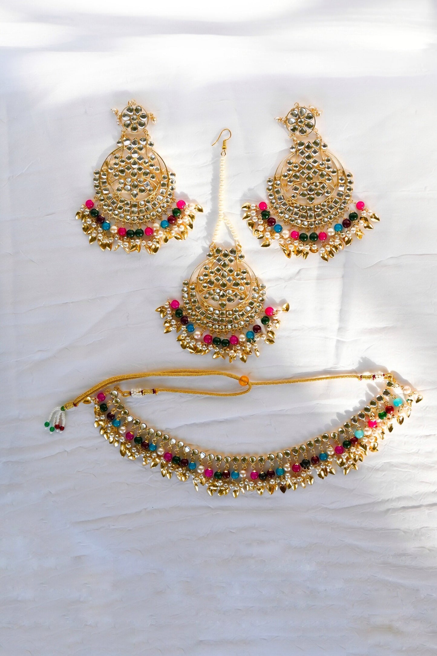 ‘Kiran’ Pippal Patti Necklace Set