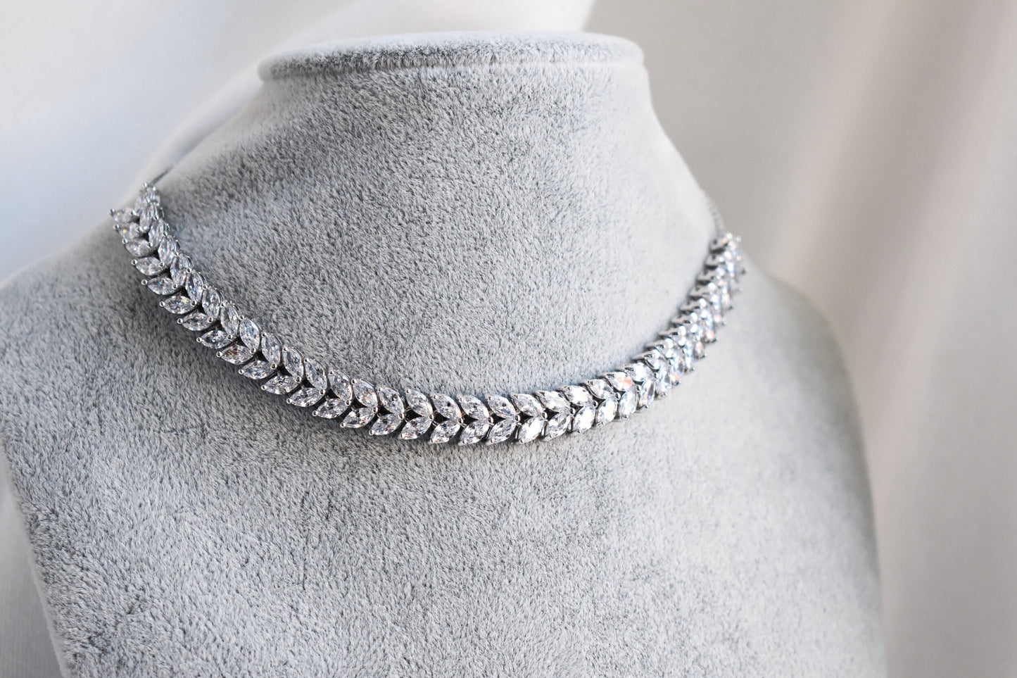 ‘Diana’ American Diamond Choker