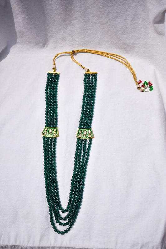 Grooms Mala - Dark Green