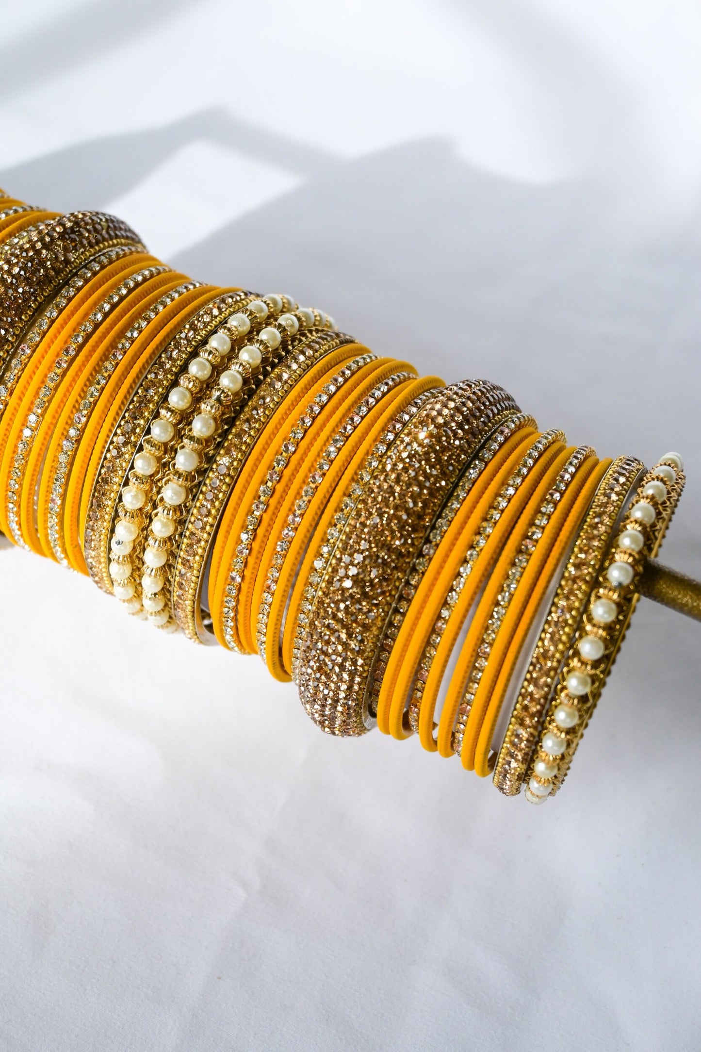 ‘Hermosa’ Bangle Set - Mango