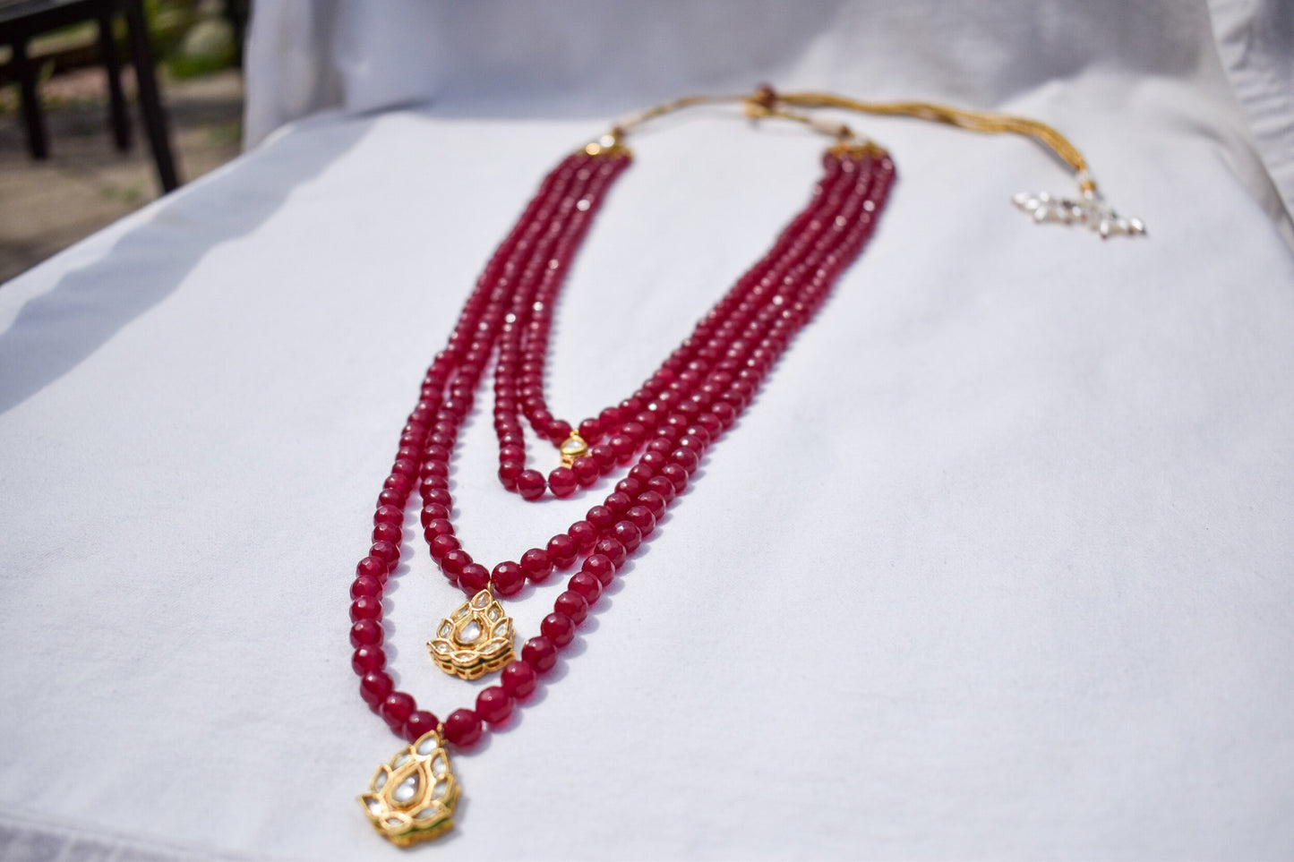 Grooms Mala - Burgundy