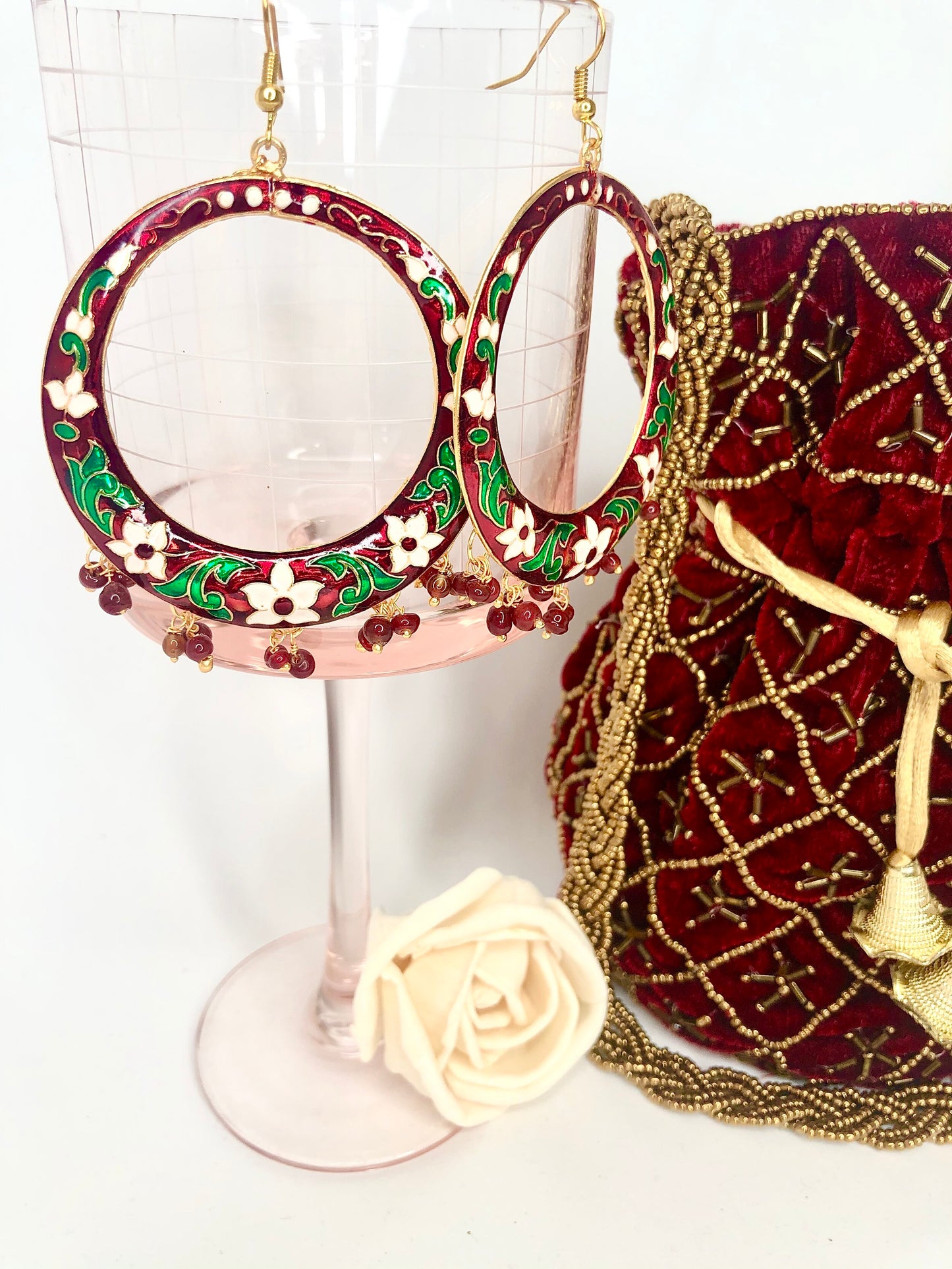 ‘Hema’ Lightweight Meena Hoops