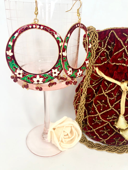 ‘Hema’ Lightweight Meena Hoops