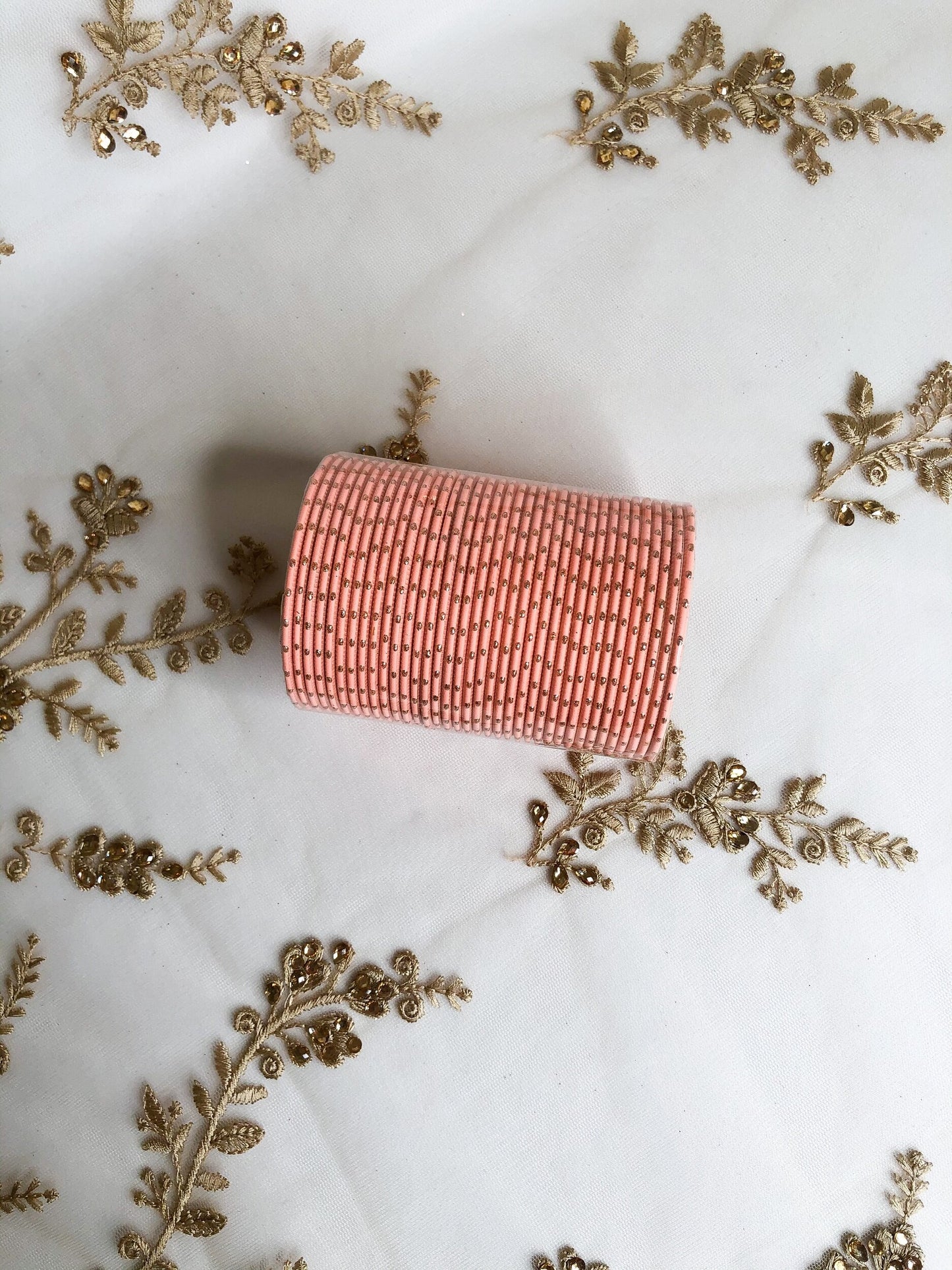 'Light Peach' Bangle Pack