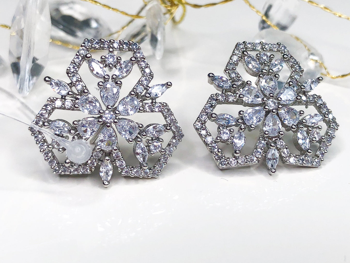 ‘Pari’ American Diamond Earrings