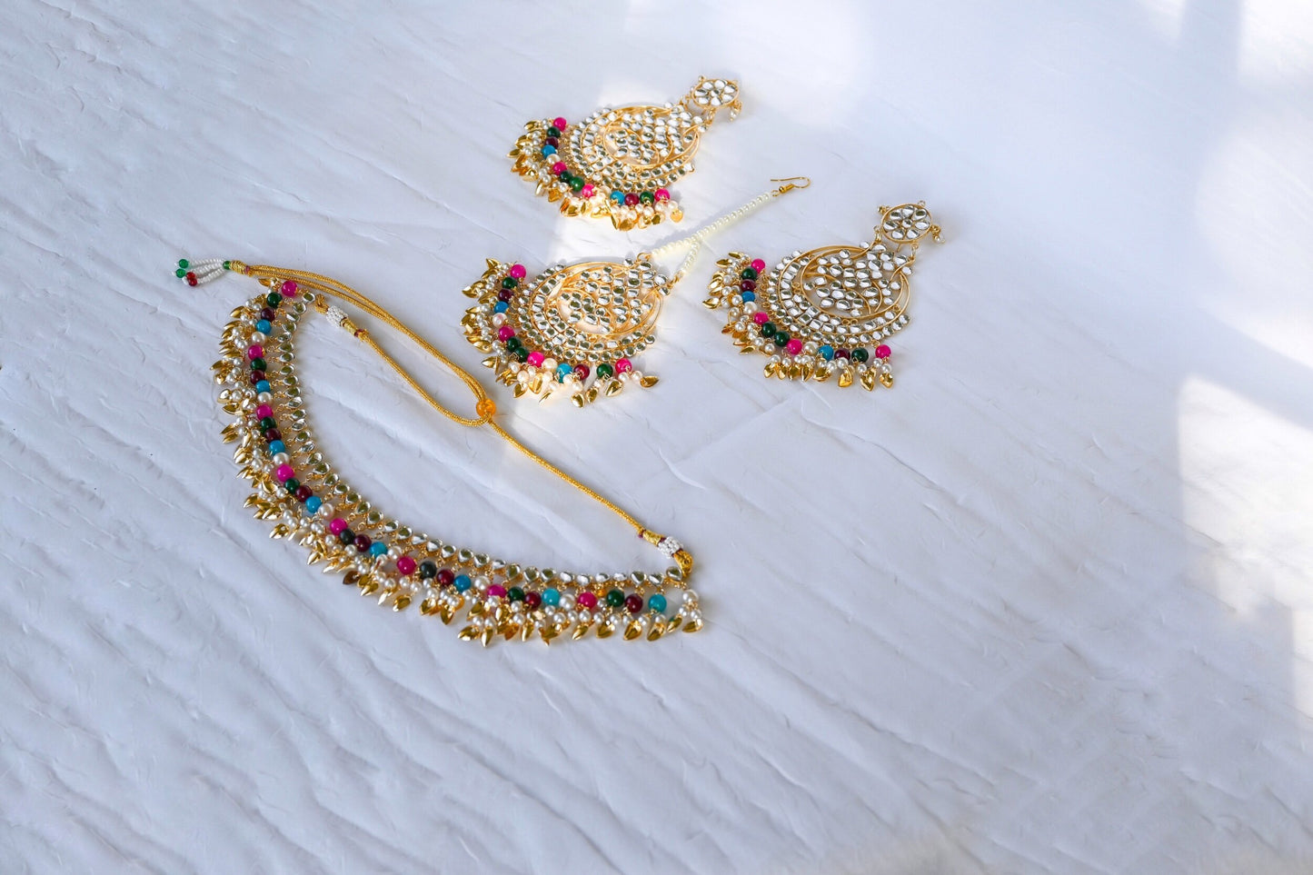 ‘Kiran’ Pippal Patti Necklace Set