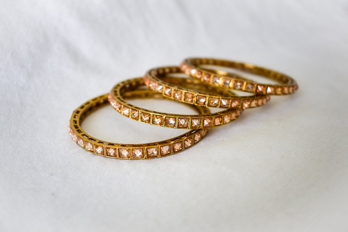 ‘Square’ in Polki Bangles