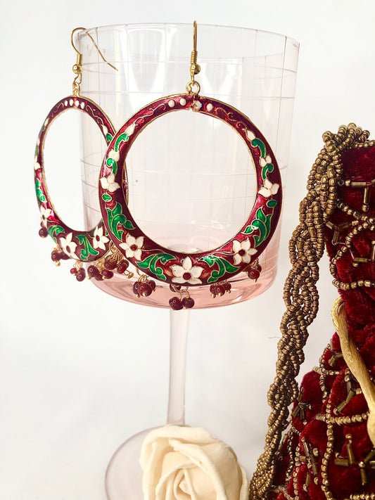 ‘Hema’ Lightweight Meena Hoops