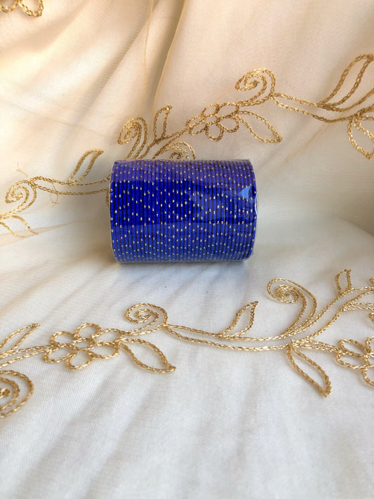 ‘Royal Blue’ Glitter Bangles Pack