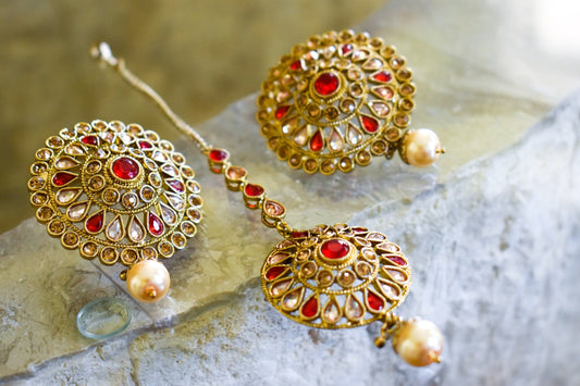 ‘Sugar Beat’ Tikka Set - Red