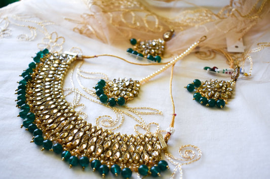 ‘Gardenia’ Full Set - Emerald Green