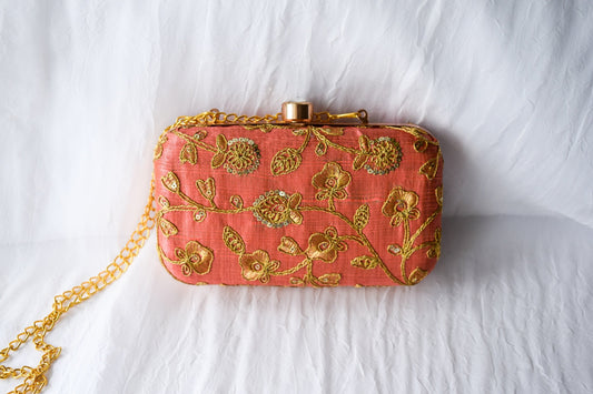Peach Clutch