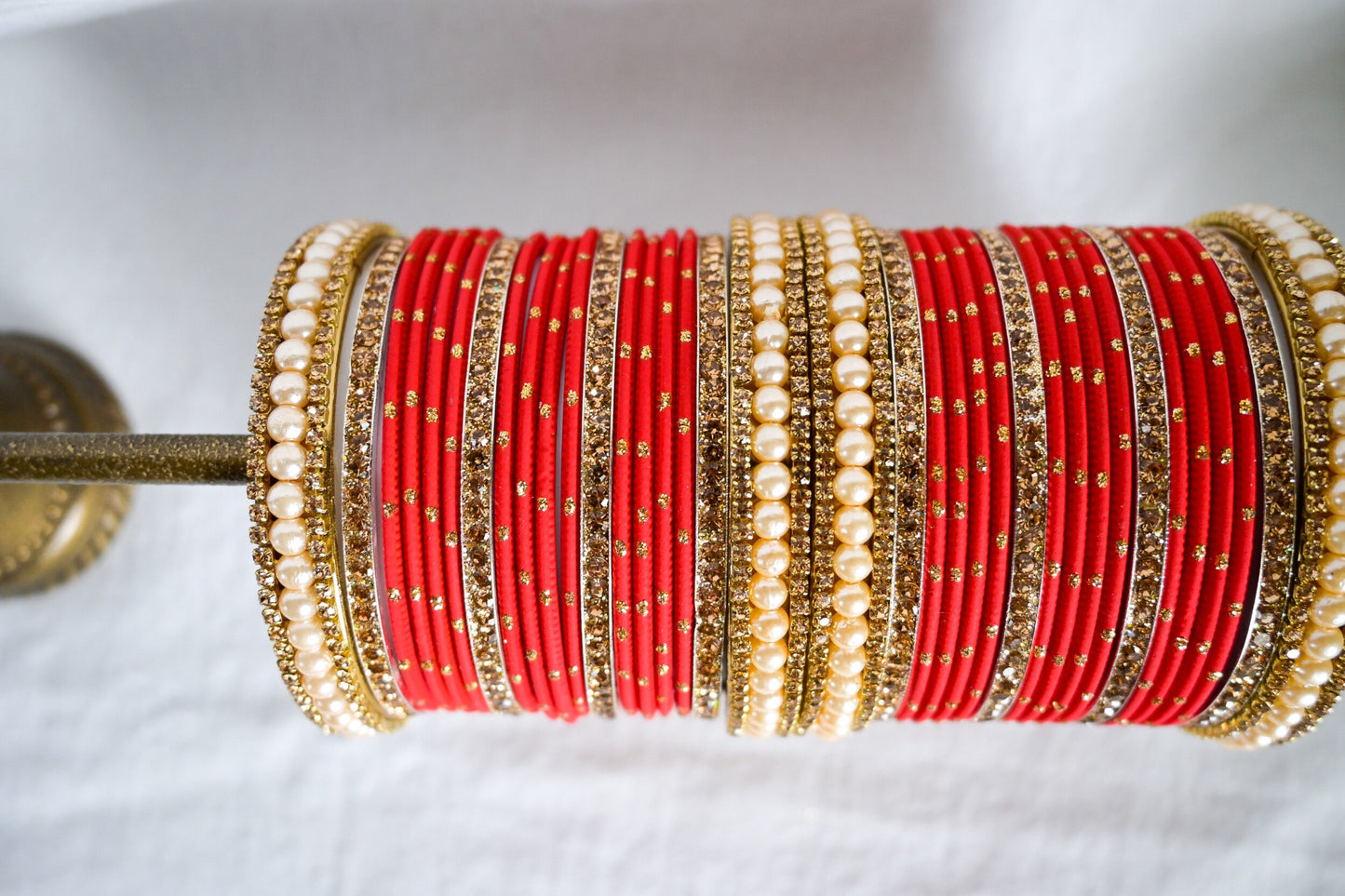 ‘Dream’ Bangle Set - Red