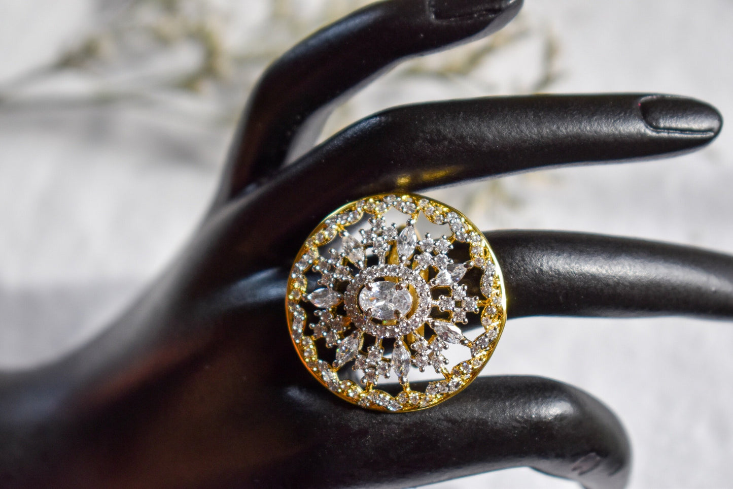 ‘Emaline’ American Diamond Ring