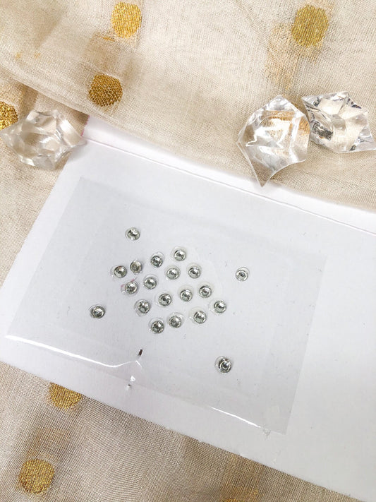 Silver Studded Bindi Pack