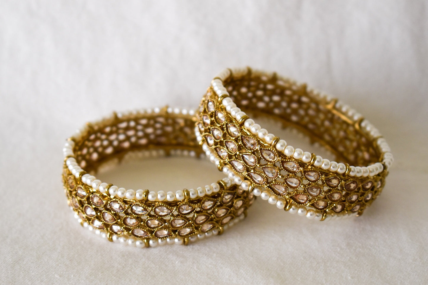 ‘Arm Candy’ Polki Bangle Pair