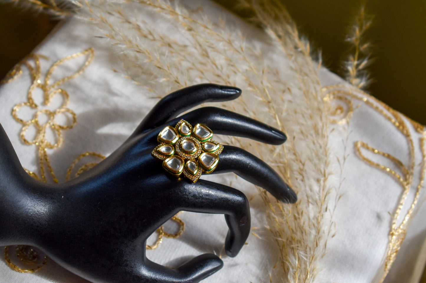 ‘Sachi’ Kundan Ring