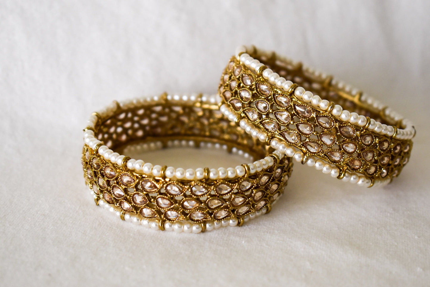 ‘Arm Candy’ Polki Bangle Pair