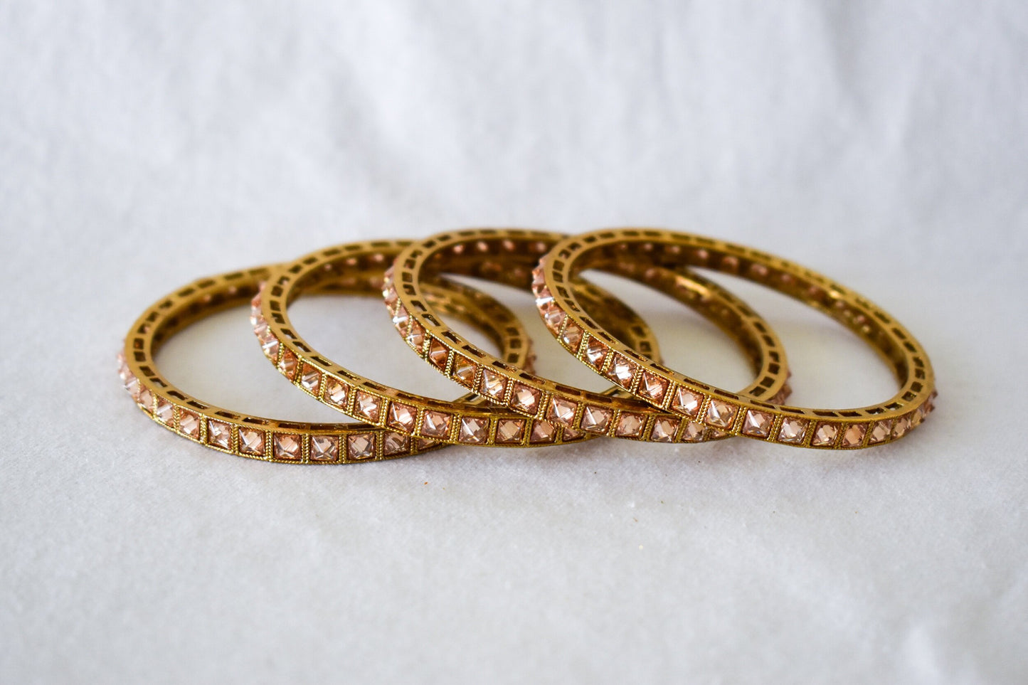 ‘Square’ in Polki Bangles
