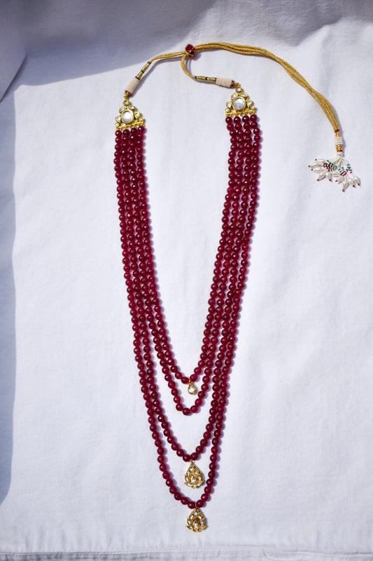 Grooms Mala - Burgundy