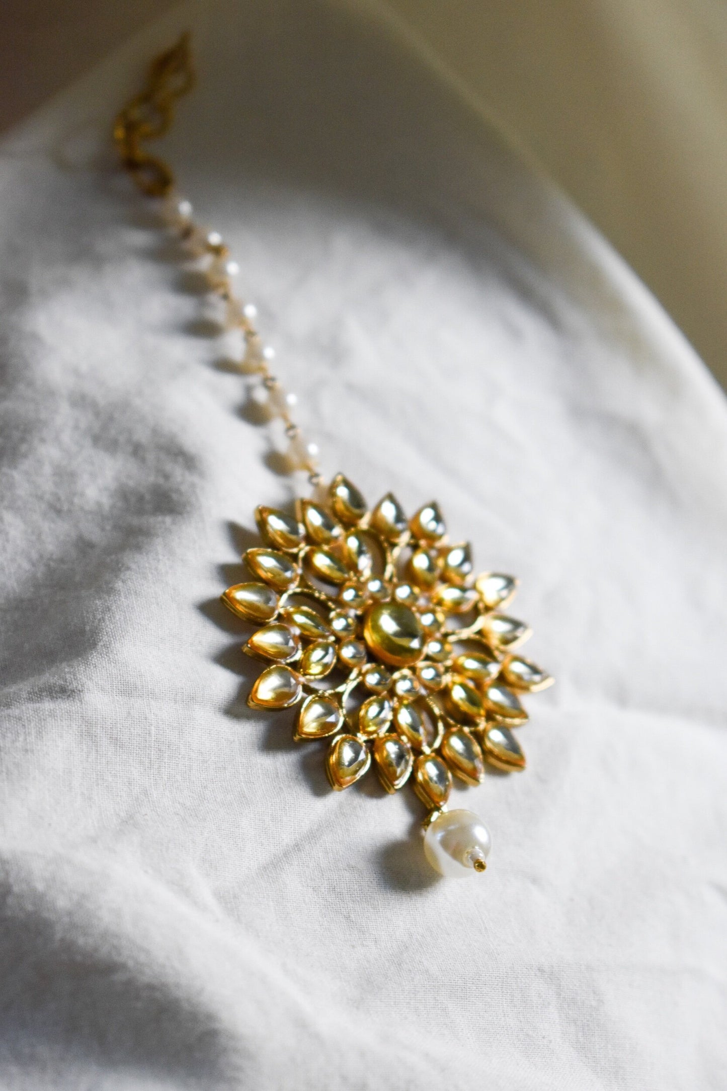 ‘Keep It Cute’ Kundan Tikka - Gold